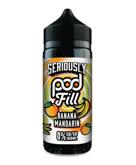 Banana Mandarin By Seriously Pod Fill E-Liquid 100ml Shortfill