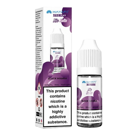Black Mamba Nic Salt 10ml | Hayati Pro Max | Trendy Vapes