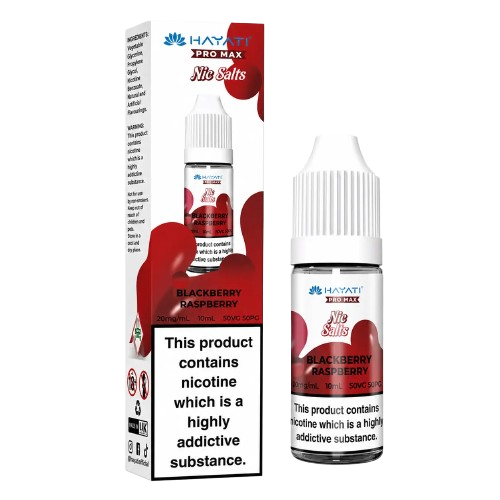 Blackberry Raspberry Nic Salt E-Liquid 10ml bottle by Hayati Pro Max, 20mg, sold at Trendy Vapes UK