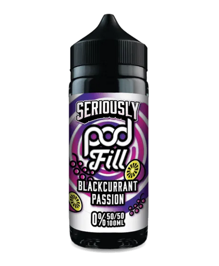 Blackcurrant Passion By Seriously Pod Fill E-Liquid 100ml Shortfill