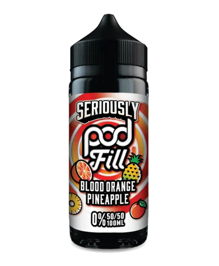 Blood Orange Pineapple By Seriously Pod Fill E-Liquid 100ml Shortfill