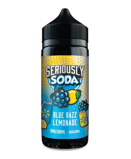 Blue Razz Lemonade By Seriously Soda E-Liquid 100ml Shortfill