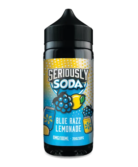 Blue Razz Lemonade By Seriously Soda E-Liquid 100ml Shortfill