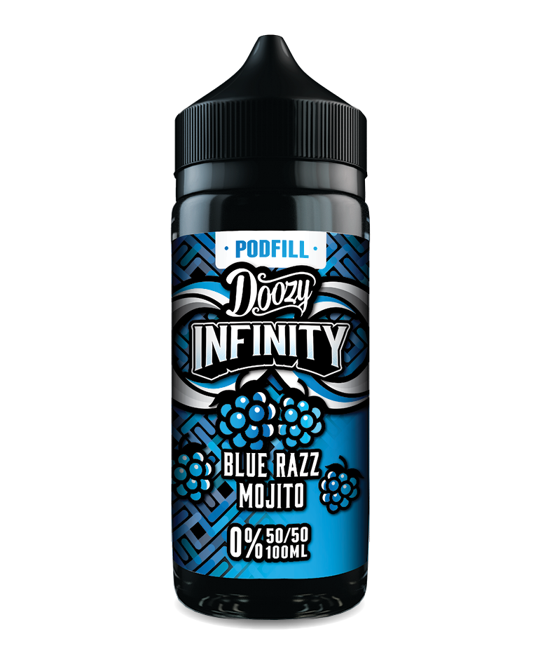 Doozy Infinity Blue Razz Mojito Pod Fill 50/50 | Fruity Mint Vape