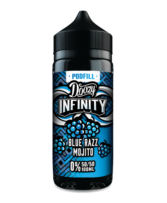 Doozy Infinity Blue Razz Mojito Pod Fill 50/50 | Fruity Mint Vape