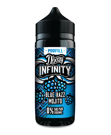 Doozy Infinity Blue Razz Mojito 70/30 Shortfill | Fruity Mojito Vape