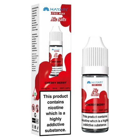 Cherry Berry Nic Salt 10ml | Hayati Pro Max | Trendy Vapes