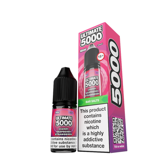 Cherry Raspberry Strawberry Nic Salt By Ultimate 5000