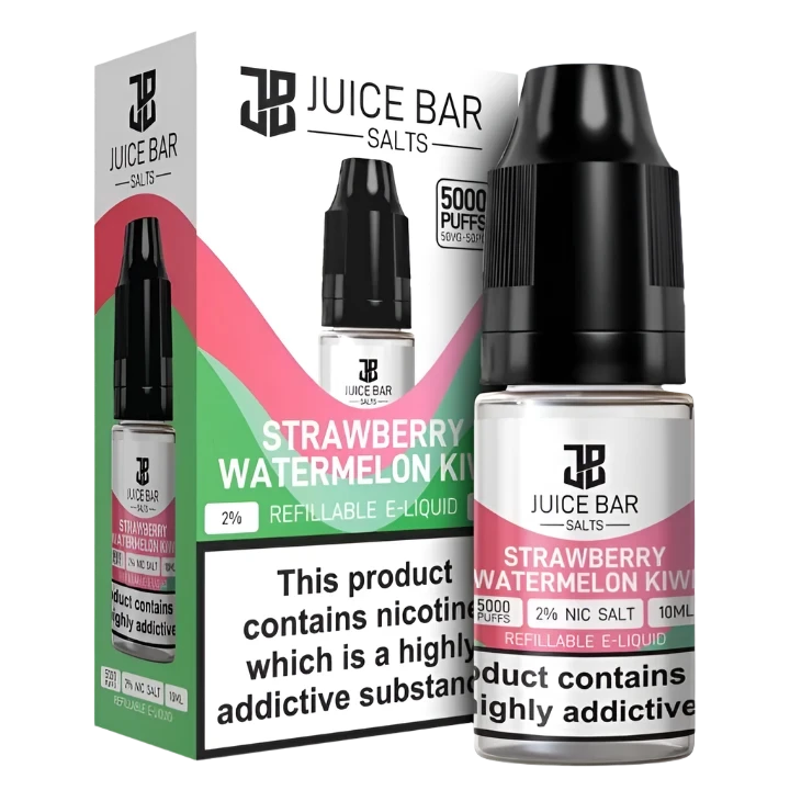 Strawberry Watermelon Kiwi Nic Salt By Juice Bar