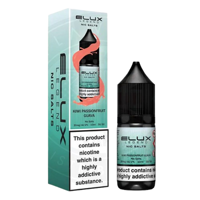 Kiwi Passionfruit Guava Nic Salt E-Liquid 10ml | Elux Legend