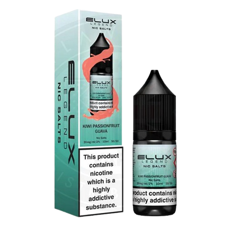 Kiwi Passionfruit Guava Nic Salt E-Liquid 10ml | Elux Legend