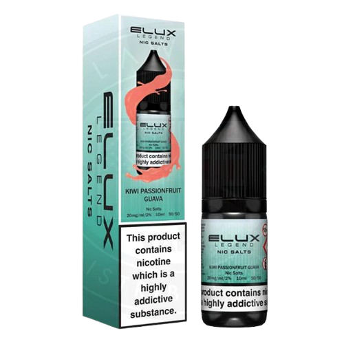 Kiwi Passionfruit Guava Nic Salt E-Liquid 10ml | Elux Legend