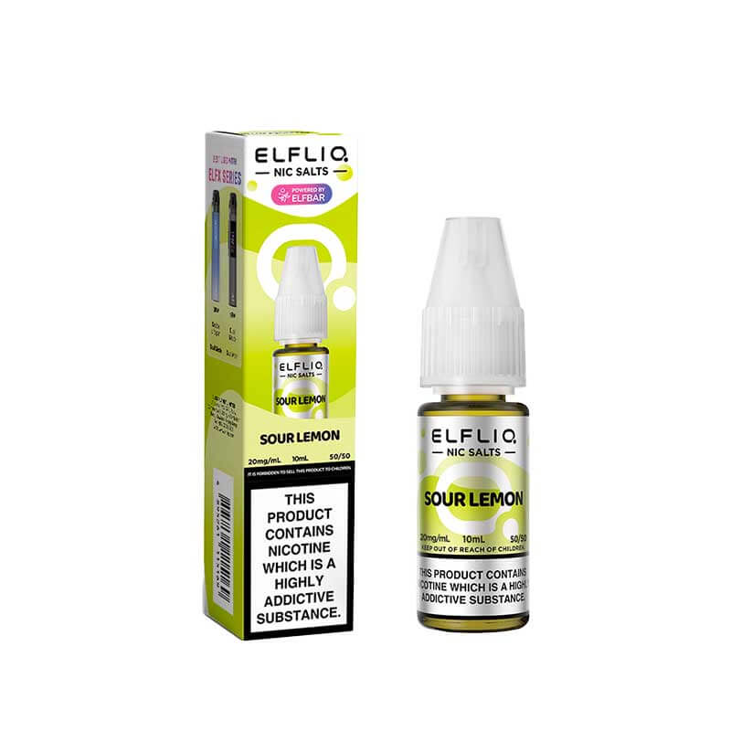 Sour Lemon By Elfbar Elfliq Nic Salt 10ml