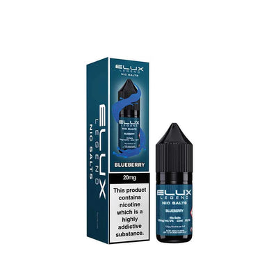 Blueberry Nic Salt by Elux Legend | Smooth Fruity Vape | Trendy Vapes UK