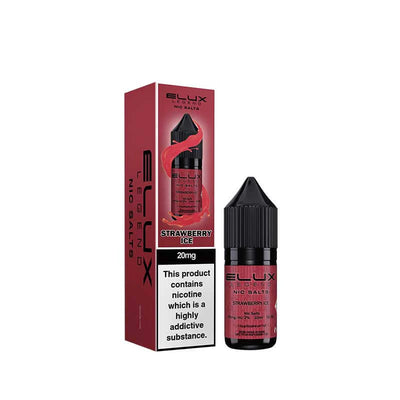 Strawberry Ice Nic Salt By Elux Legend | Fruity Vape Juice UK – Trendy Vapes
