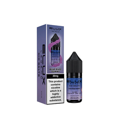 Blue Razz Gummy Nic Salt Vape Juice – Elux Legend 10ml | Trendy Vapes UK