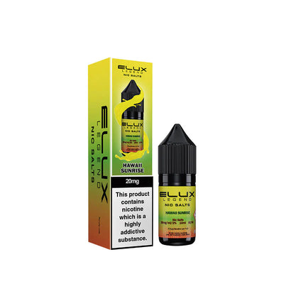 Hawaii Sunrise Nic Salt 10ml by Elux Legend | Tropical Vape