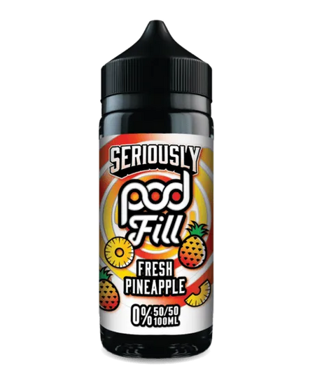 Fresh Pineapple By Seriously Pod Fill E-Liquid 100ml Shortfill
