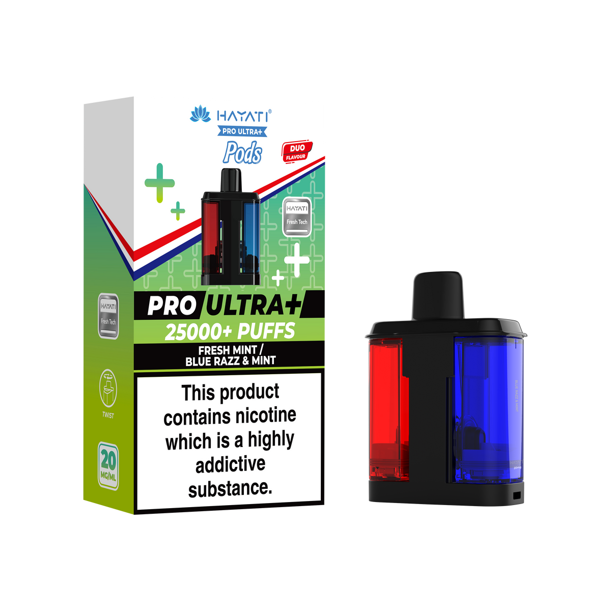 Hayati Pro Ultra 25K Prefilled Pods in Cola Ice by Hayati - Trendy Vapes UK