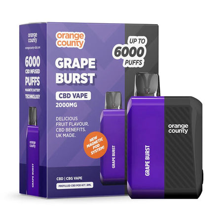 Orange County CBD Pre-Filled Pod Kit 2000mg – Best Vape UK