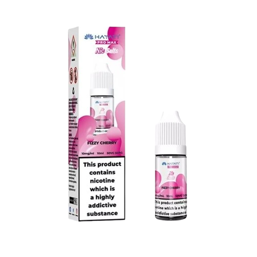 Fizzy Cherry Nic Salt E-Liquid 10ml bottle by Hayati Pro Max, 10mg and 20mg, sold at Trendy Vapes UK