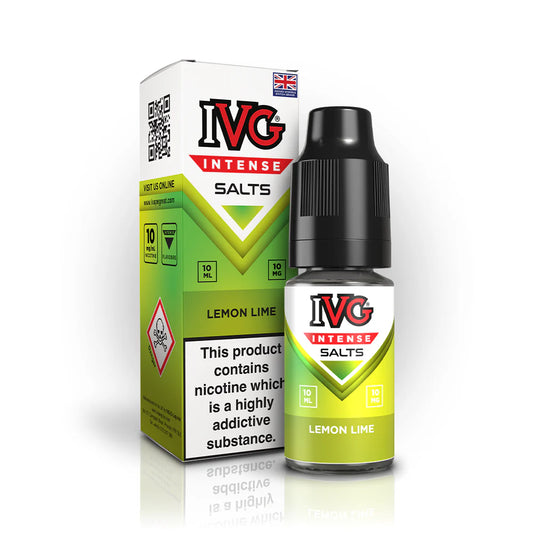 IVG Intense Lemon Lime Nic Salt E-Liquid UK | TrendyVapes