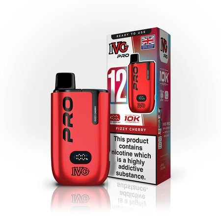 IVG Pro 12 10k Puff Vape kit 10mg | Best Rechargeable Vape UK