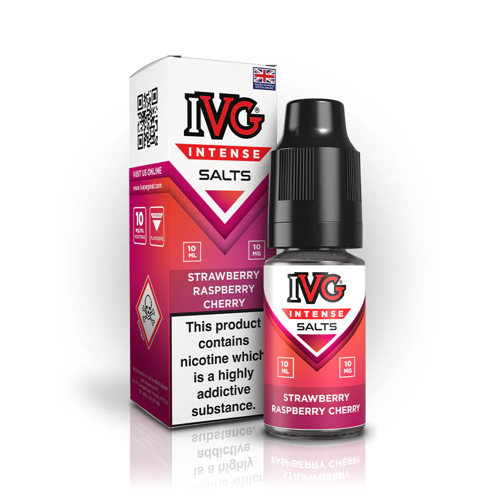 Strawberry Raspberry Cherry Nic Salt By IVG Intense UK | TrendyVapes