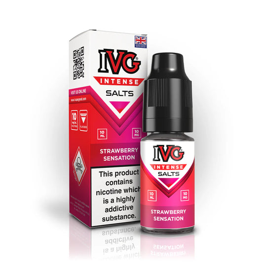 Strawberry Sensation Nic Salt by IVG Intense UK | TrendyVapes