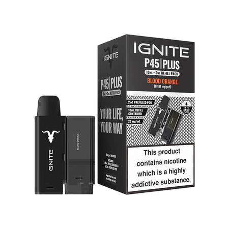 Ignite P45 Plus Pod – Blood Orange Ice Flavour | Trendy Vapes