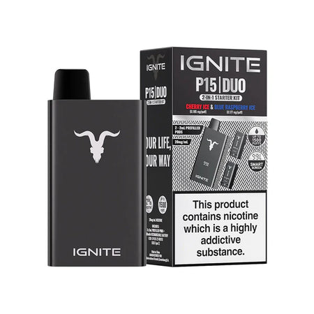 Ignite P15 Duo Kit – Dual Flavour Vape Pod by Trendy Vapes
