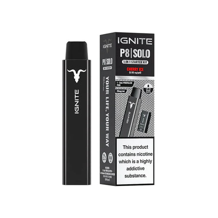 Ignite P8 Solo Kit | Premium MTL Vape Pod by Trendy Vapes UK
