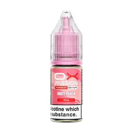 Juicy Peach - OX Passion Nic Salt 10ml by Oxva