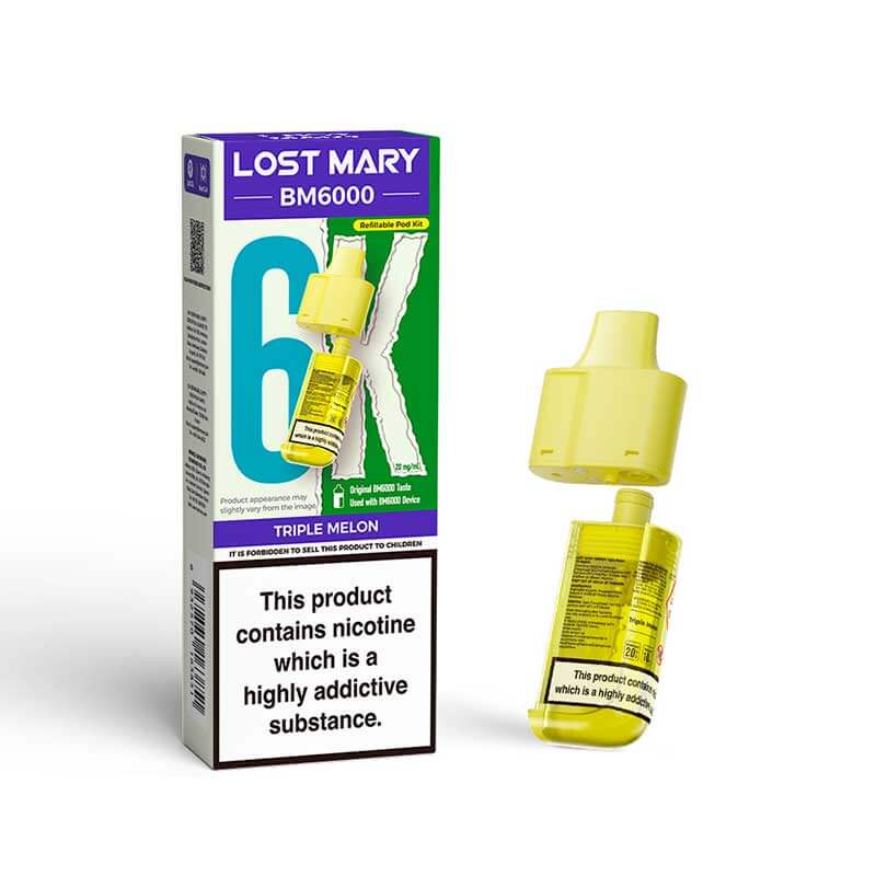Lost Mary BM6000 Prefilled Pods – Best Vape Flavors 20mg