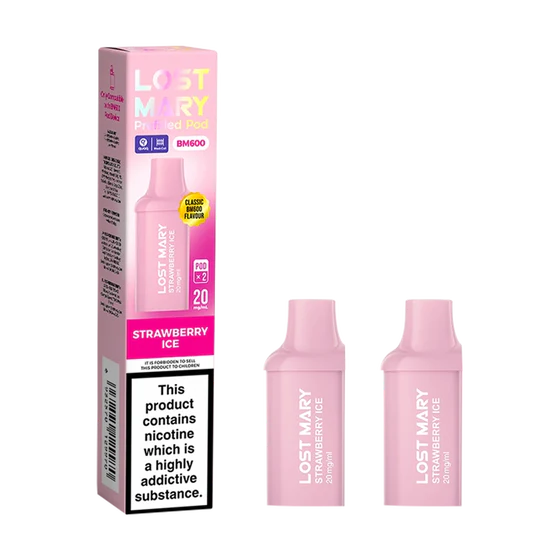 Lost Mary BM600 Prefilled Pods | 20mg Nic Salt Vape Pods