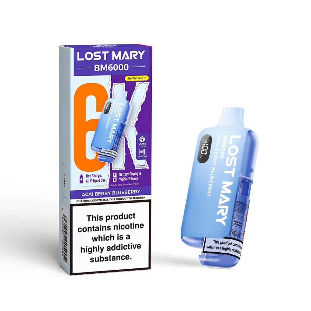 Lost Mary BM6000 Vape 6000 Puffs Pod Kit | Trendy Vapes Lost Mary BM6000 Vape 6000 Puffs Pod Kit | Trendy Vapes