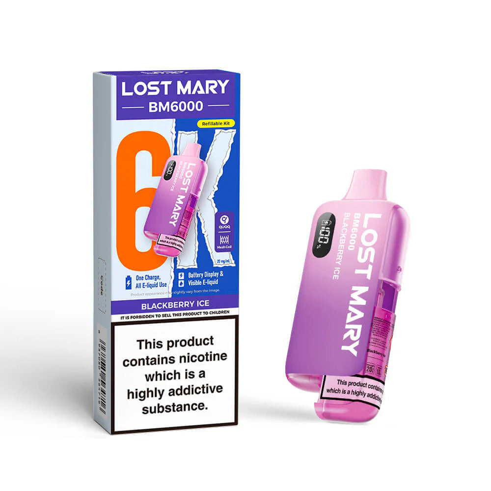 Lost Mary BM6000 Vape – 6000 Puffs Pod Kit | Trendy Vapes