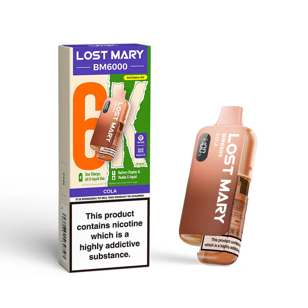 Lost Mary BM6000 Vape – 6000 Puffs Pod Kit | Trendy Vapes