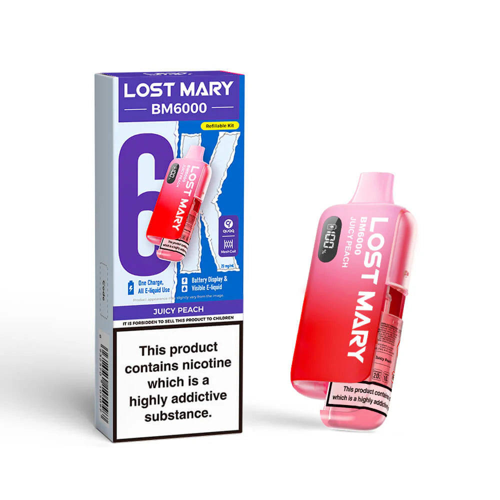 Lost Mary BM6000 Vape – 6000 Puffs Pod Kit | Trendy Vapes