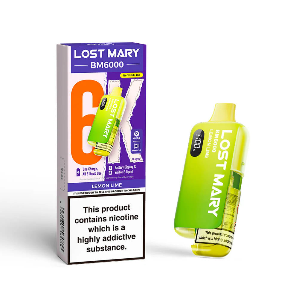 Lost Mary BM6000 Vape – 6000 Puffs Pod Kit | Trendy Vapes