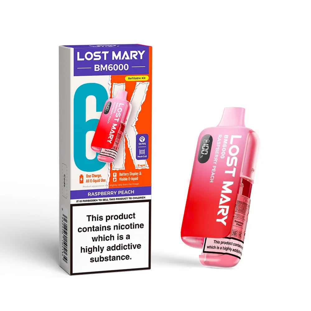 Lost Mary BM6000 Vape – 6000 Puffs Pod Kit | Trendy Vapes