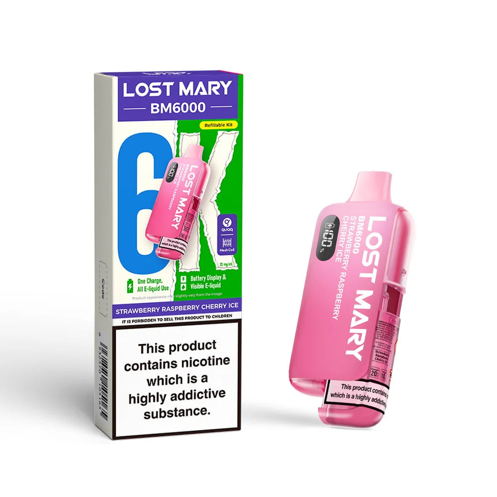 Lost Mary BM6000 Vape – 6000 Puffs Pod Kit | Trendy Vapes