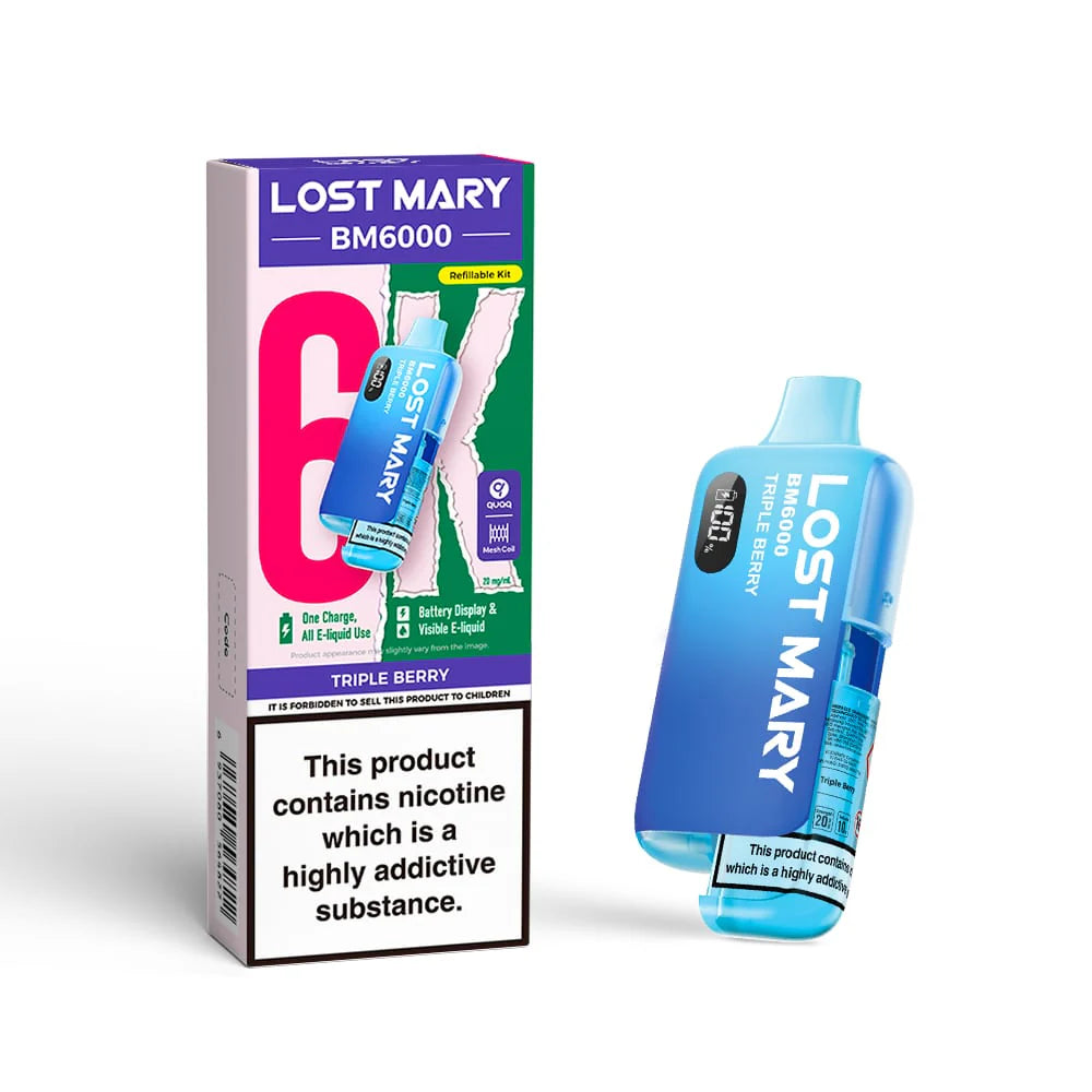 Lost Mary BM6000 Vape – 6000 Puffs Pod Kit | Trendy Vapes