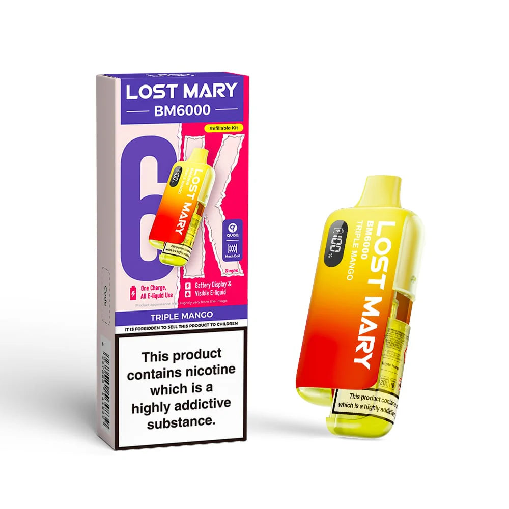 Lost Mary BM6000 Vape – 6000 Puffs Pod Kit | Trendy Vapes