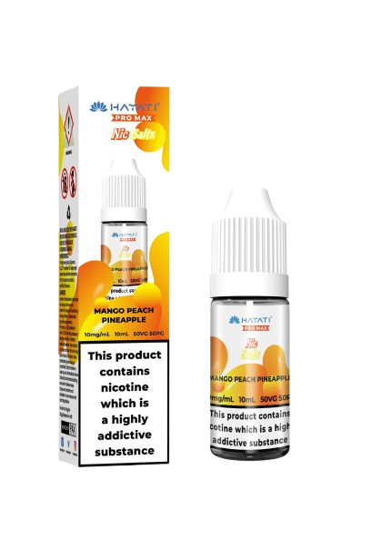 Mango Peach Pineapple Nic Salt 10ml | Hayati Pro Max | Trendy Vapes