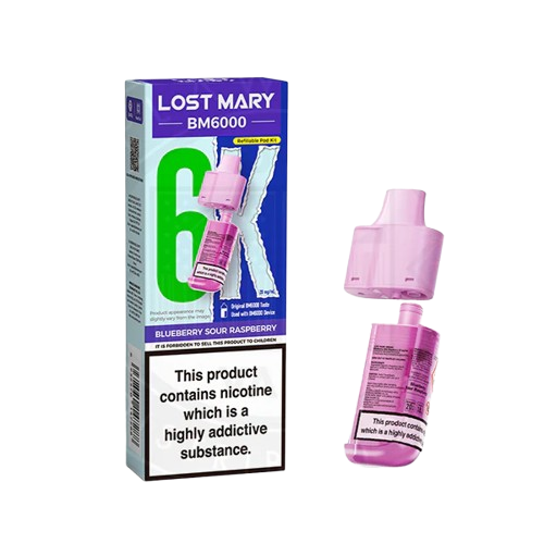 lost mary 6000 puffs 20mg LOST MARY BM6000 Refillable Pod Kit - 6000 Puffs