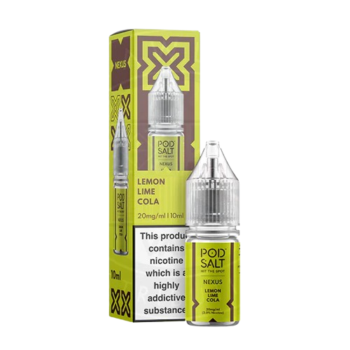 Nexus Pod Salt 10ml - Lemon Lime Cola
