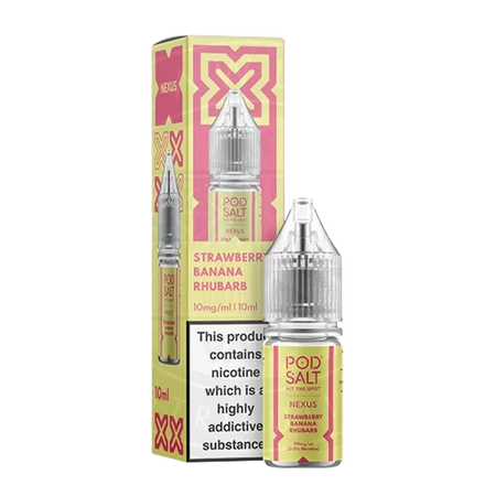 Nexus Pod Salt 10ml - Strawberry Banana Rhubarb