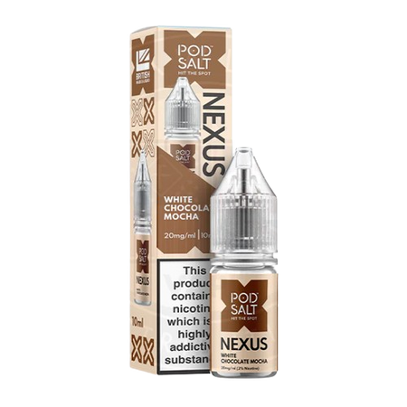 Nexus Pod Salt 10ml - White Chocolate Mocha