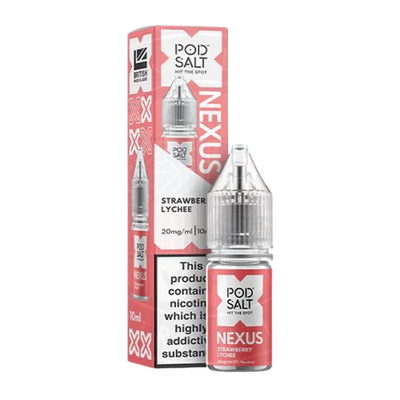 Nexus Pod Salt 10ml - Strawberry Lychee